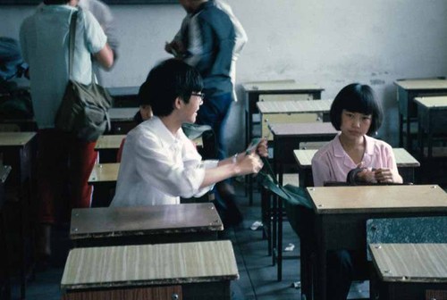 1985年7月,北京171中学教室。 1985年7月,北京171中学教室。