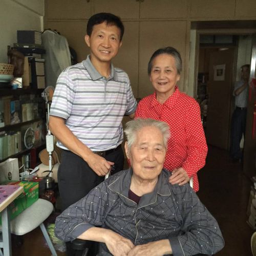 杨志学与白桦、王蓓夫妇