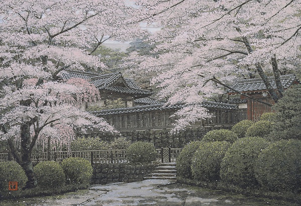 「春花梵刹」 - 奈良长谷寺