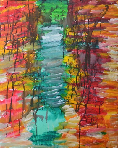 祖先的迁徙　80×100