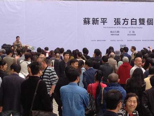 杨卫2013年在长沙策划苏新平、张方白双个展