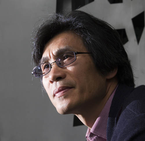 树才，赵卫民摄