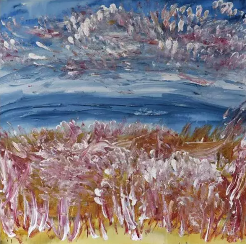 海男画作《神灵之舞》