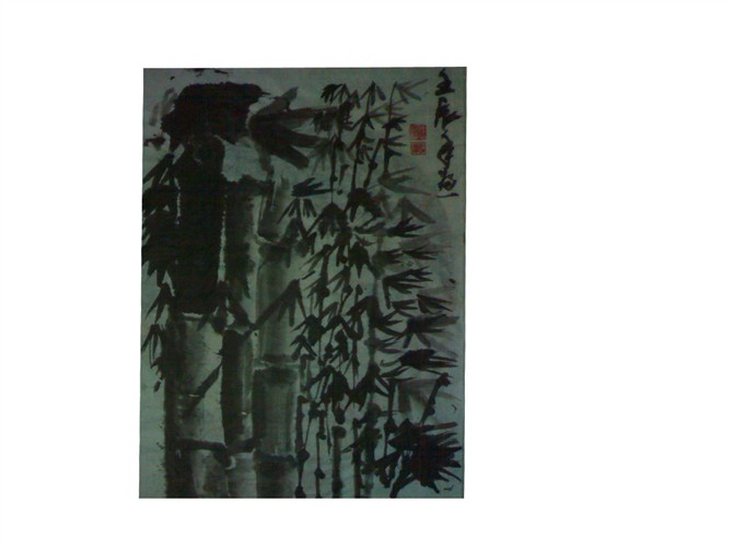 李海林中国画作品-竹韵