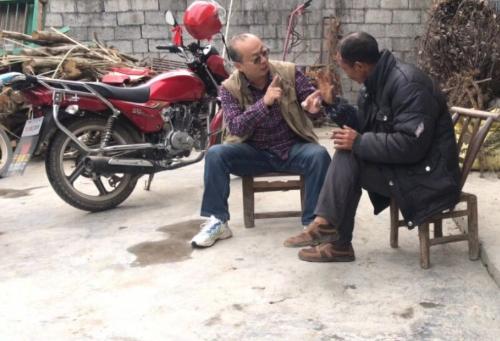 与扶贫对象聊养殖业情况