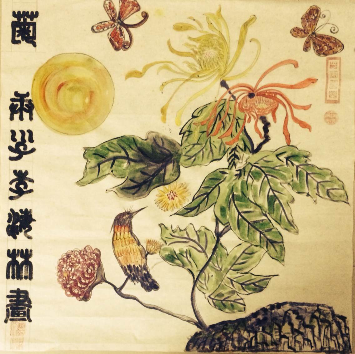 李海林水墨作品02——菊韻